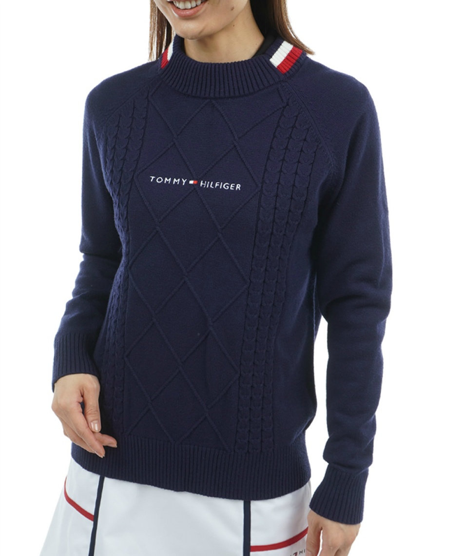 l|Cg165pt yzg~[qtBK[St(TOMMY HILFIGER GOLF) StEFA Z[^[ }V}^b`P[unClbNjbg THLA582 y2025NH~fz fB[X NVY M