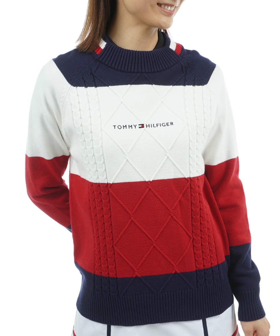l|Cg165pt yzg~[qtBK[St(TOMMY HILFIGER GOLF) StEFA Z[^[ }V}^b`P[unClbNjbg THLA582 y2025NH~fz fB[X TRI M