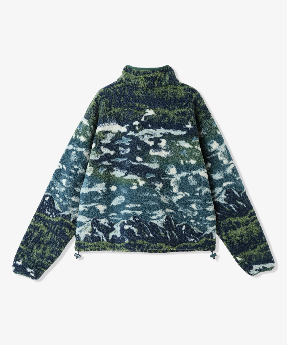 フリース ジャケット ウィメンズヘルベチアII プリントクロップド