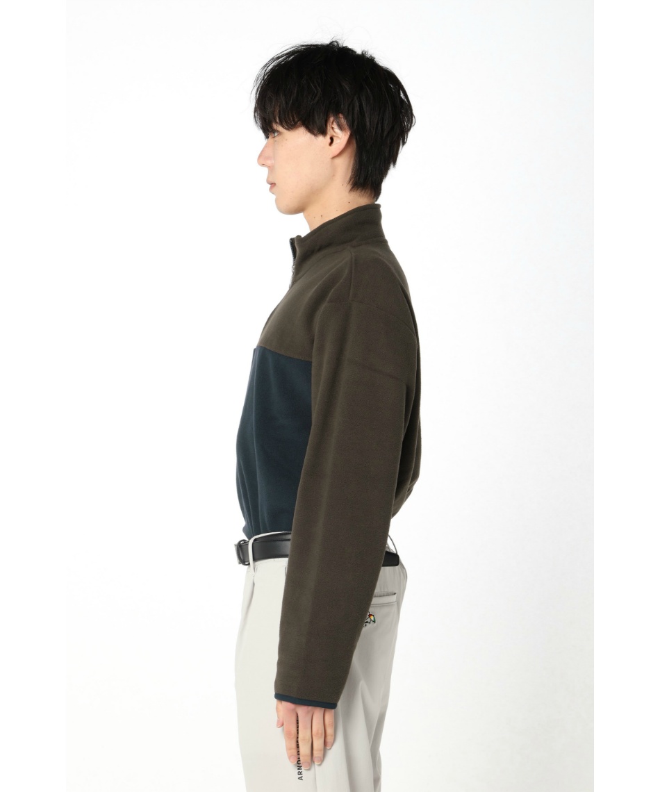   ゴルフフリーススウェットセットゆうたろうさん専用 ゴルフウェア メンズ セットアップ 防風加工 3層構造素材 裏起毛