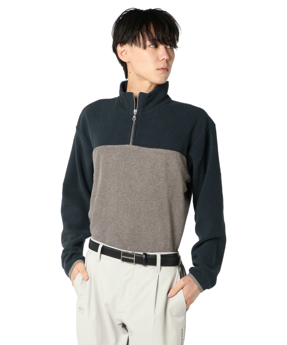   ゴルフフリーススウェットセットゆうたろうさん専用 ゴルフウェア メンズ セットアップ 防風加工 3層構造素材 裏起毛