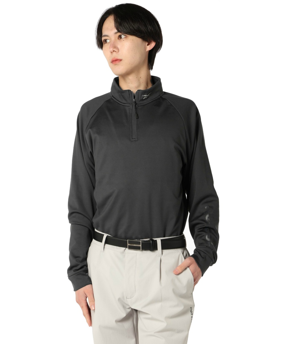 リーボック(Reebok) ゴルフウェア 長袖シャツ 裏フリースHZ長袖SH