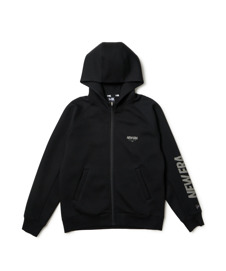 RILY 黒 パーカー yohji yamamoto - pour homme × NEW ERA HOODIE YY LABEL LOGO