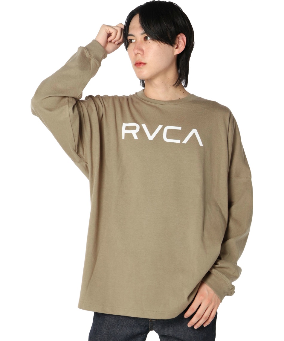 �l���|�C���g54pt 21% OFF�^SALE �y���������z���[�J(RVCA) �X�E�F�b�g THREE BOX L/S T BF042052 �����Y COY S