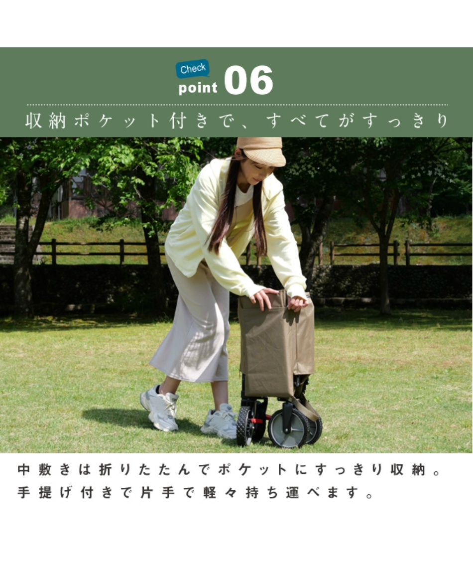 ビジョンピークス(VISIONPEAKS) アウトドアワゴン コンパクトキャリー