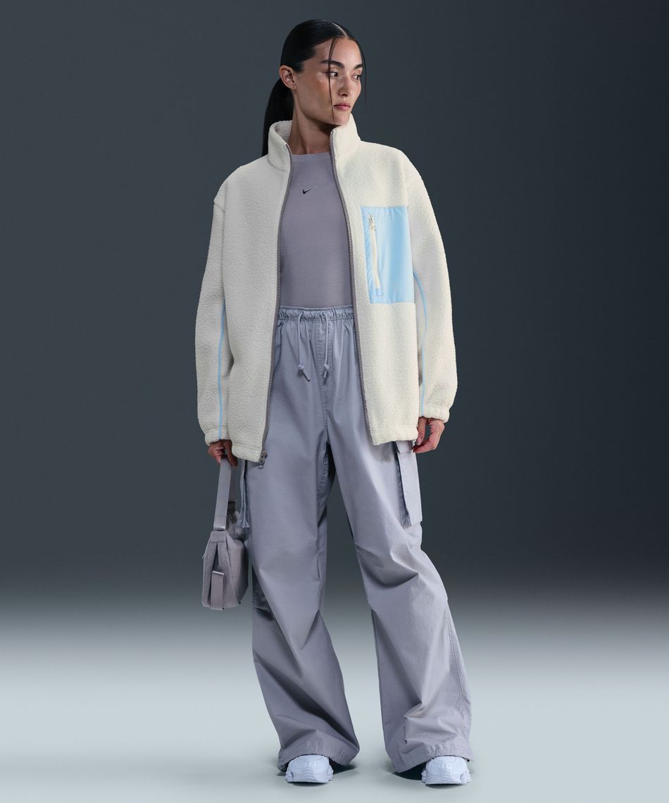 ナイキ(NIKE) アウタージャケット NSW LOGO シェルパ FZJK IM7485-133