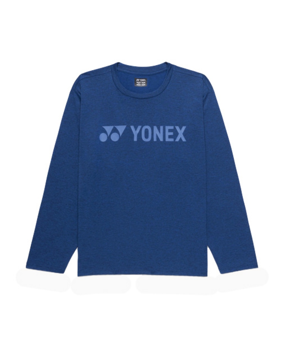 YONEX バドミントンウェア 青 Lサイズ ヨネックス(YONEX) テニスウェア バドミントンウェア Tシャツ 長袖