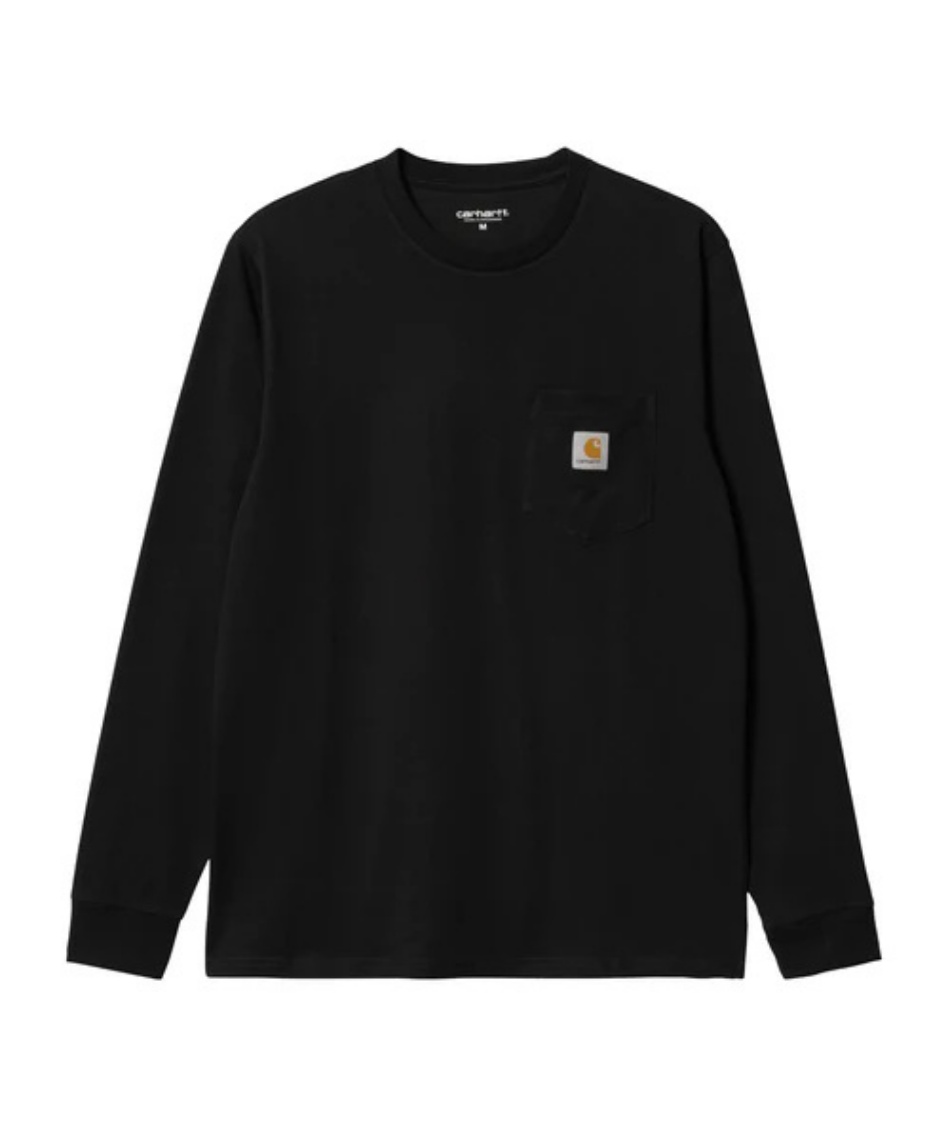 �l���|�C���g60pt 25% OFF�^SALE �y���������z�J�[�n�[�g(Carhartt WIP) T�V���c ���� L/S POCKET T-SHIRT �����O�X���[�u�|�P�b�gT�V���c I030437 �����Y Black S