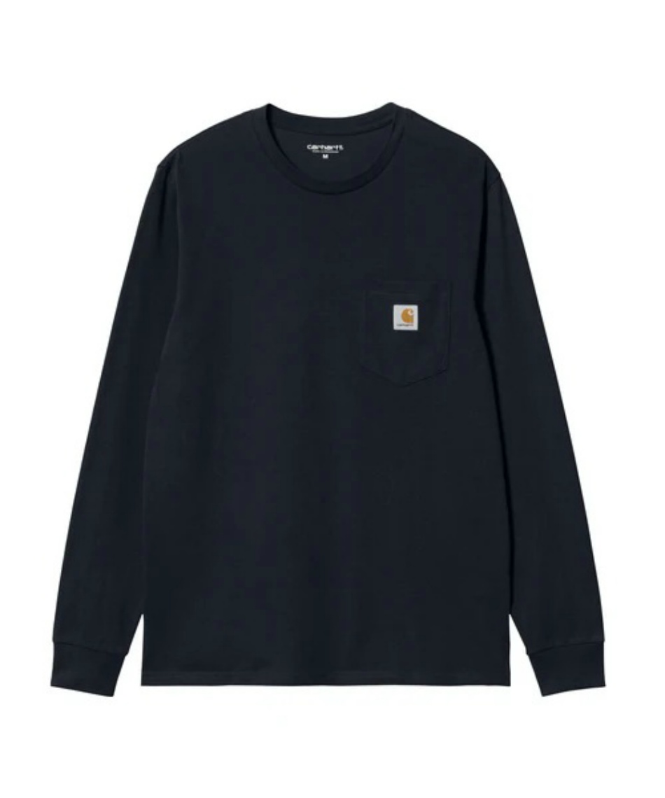 �l���|�C���g60pt 25% OFF�^SALE �y���������z�J�[�n�[�g(Carhartt WIP) T�V���c ���� L/S POCKET T-SHIRT �����O�X���[�u�|�P�b�gT�V���c I030437 �����Y Dark Navy L