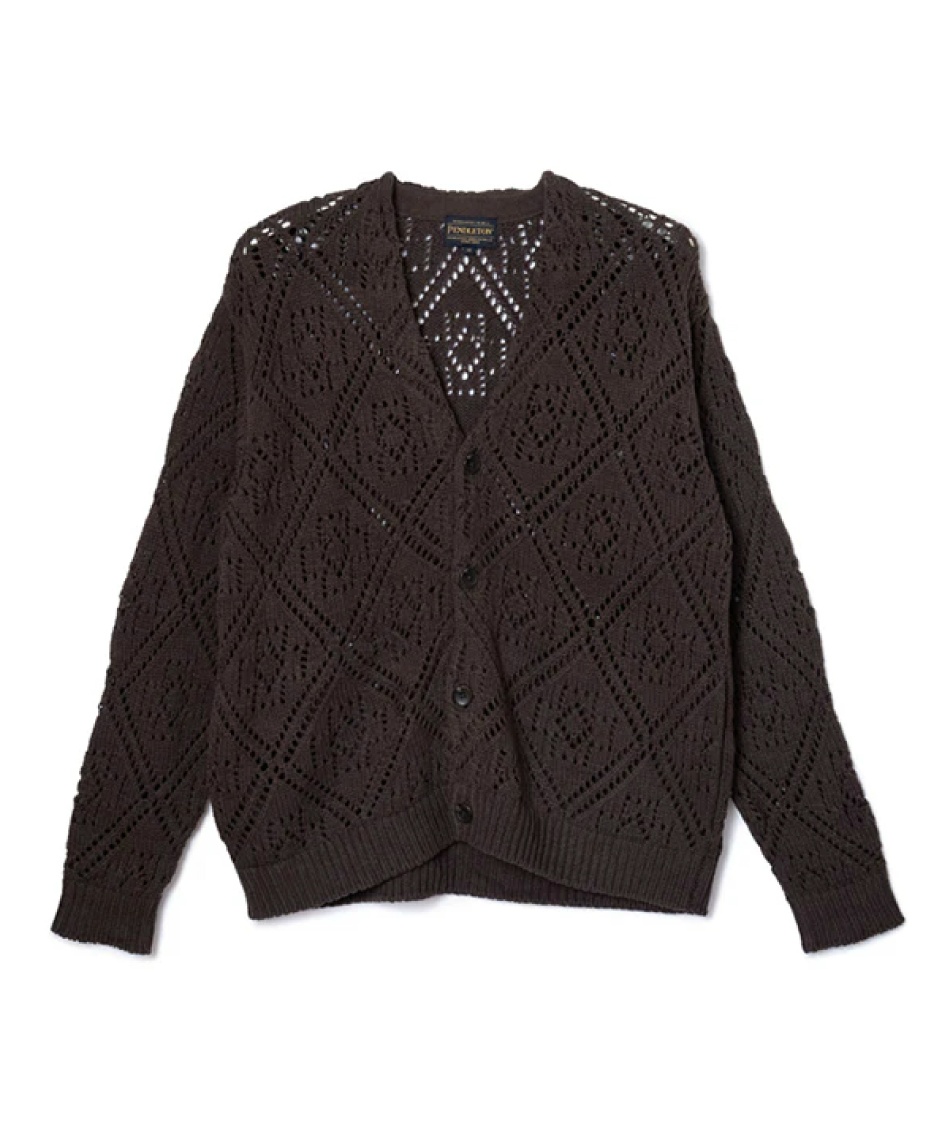 ペンドルトン(PENDLETON) カーディガン メンズ レディース レースステッチ 3ゲージ Vネックカーディガン 5575-2003 ペンドルトン(PENDLETON) カーディガン レースステッチ 3ゲージ V