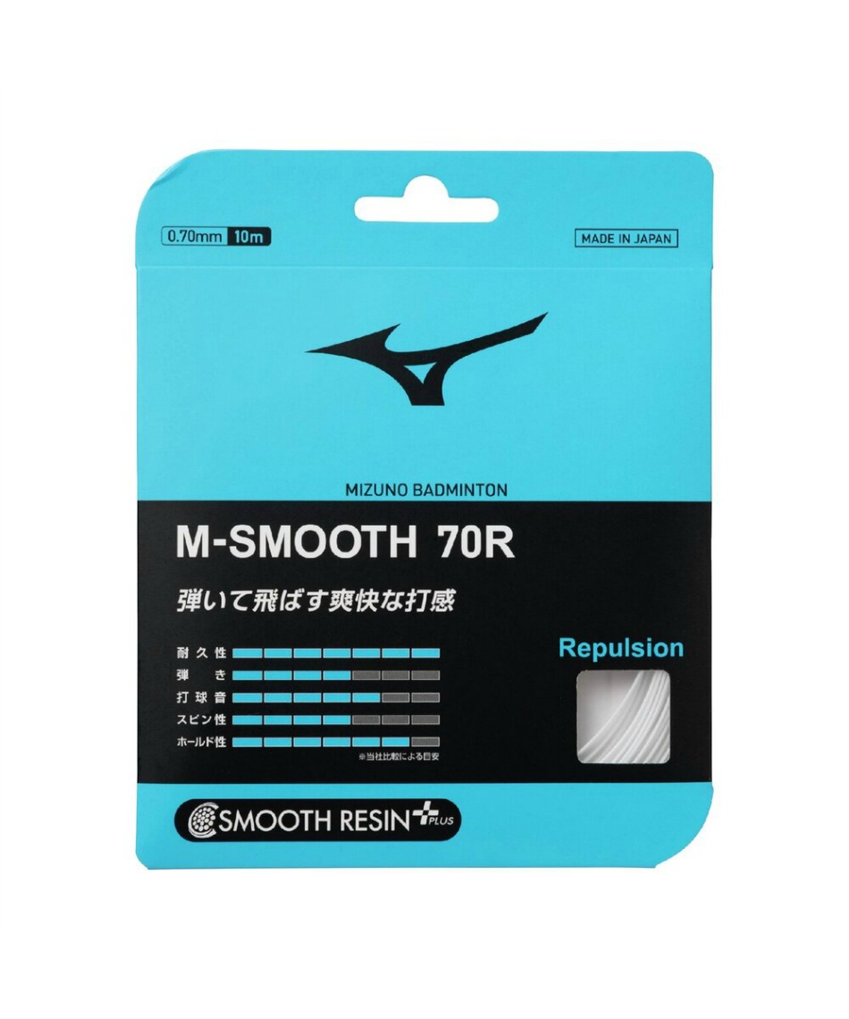 ミズノ(MIZUNO) バドミントンガット M-SMOOTH 70R 73JGA660 | スポーツ