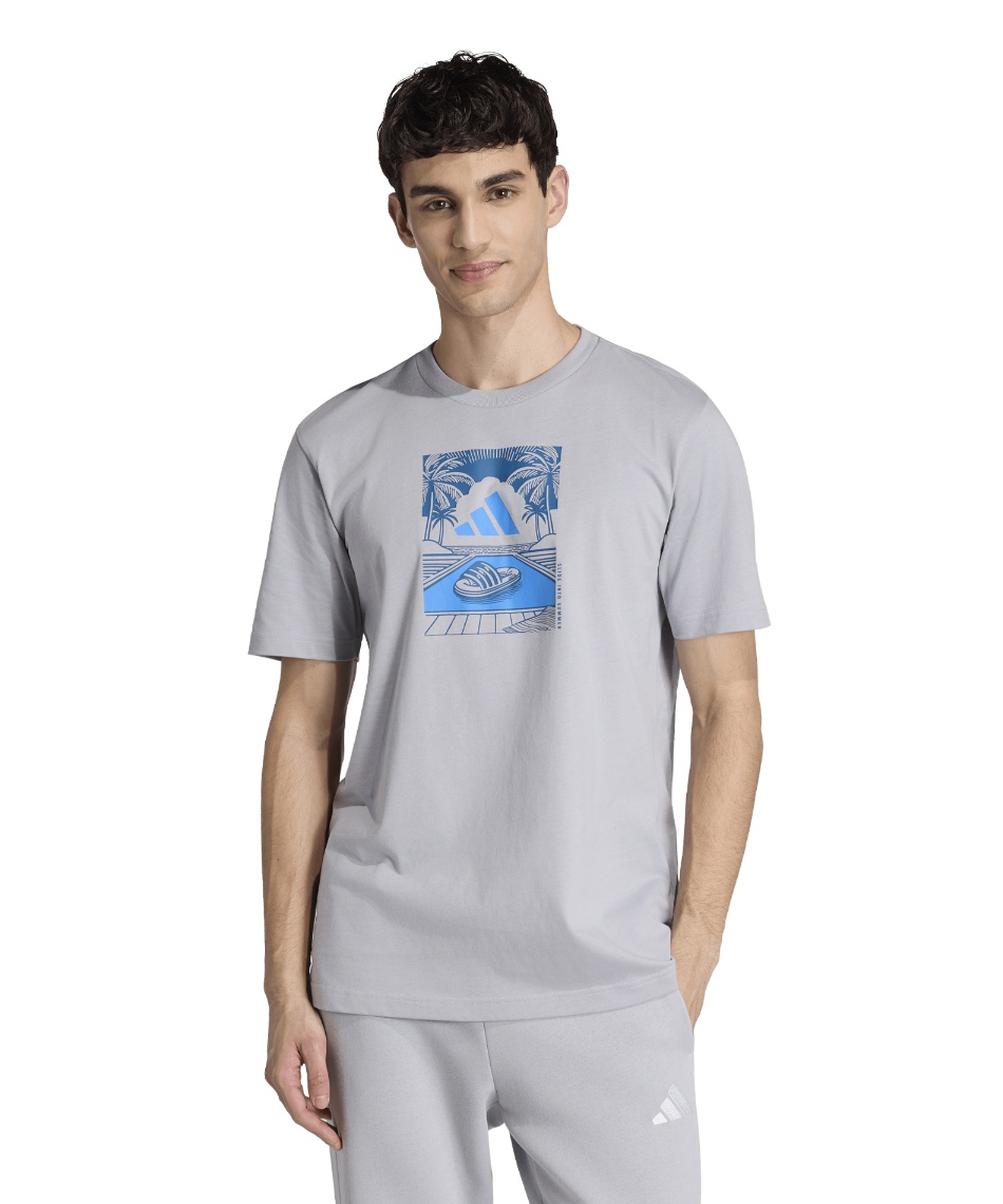 Tシャツ 半袖 SUMMER SLIDES RELAX GRAPHIC T-SHIRT JZ5003 P2742