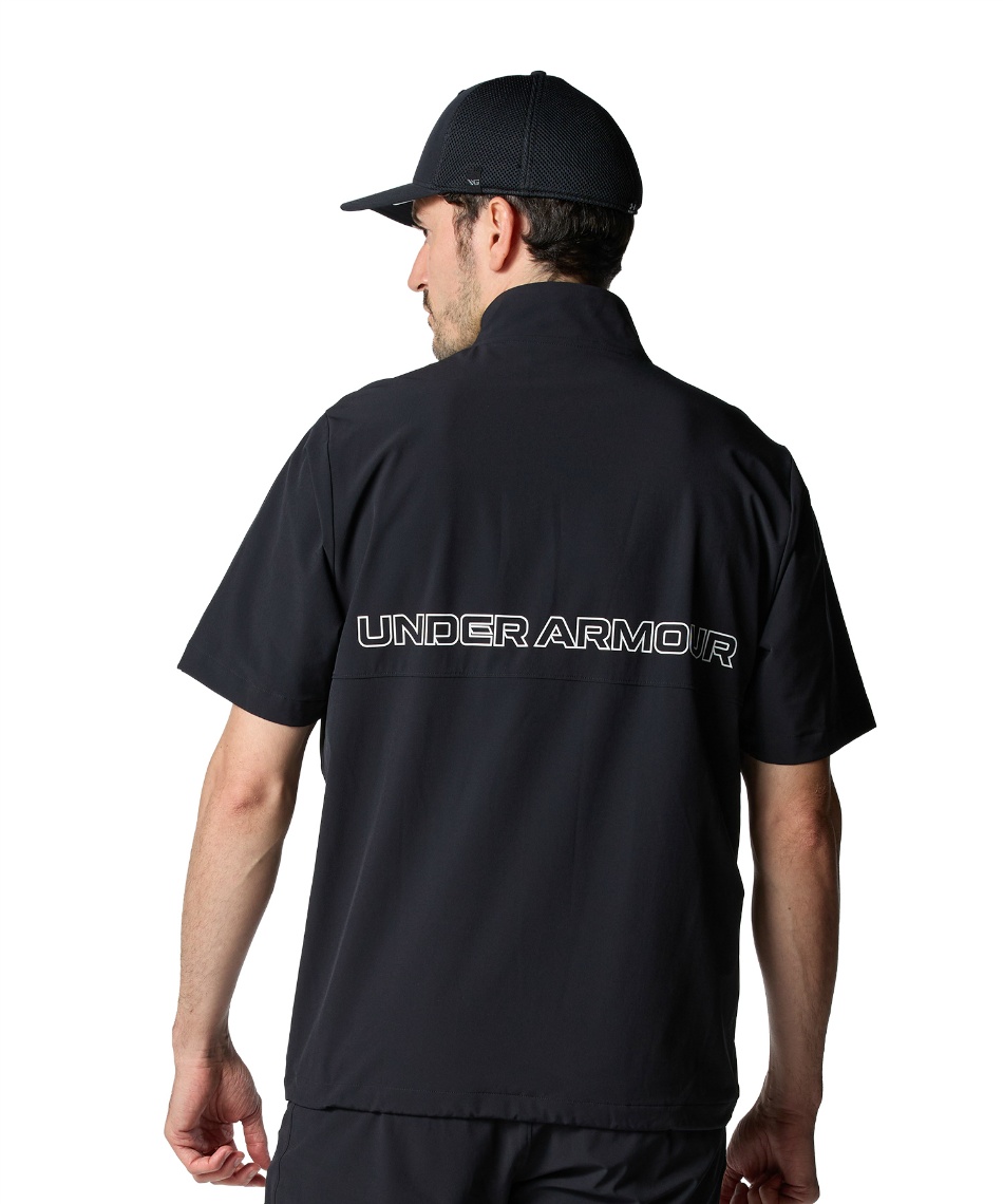 ゴルフウェア ブルゾン UA DRIVE WIND SHORT SLEEVE JACKET 6012530