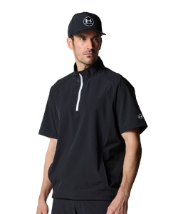 �l���|�C���g77pt 43% OFF�^SALE �y���������z�A���_�[�A�[�}�[(UNDER ARMOUR) �S���t�E�F�A �u���]�� UA DRIVE WIND SHORT SLEEVE JACKET 6012530-001 �����Y 001 MD