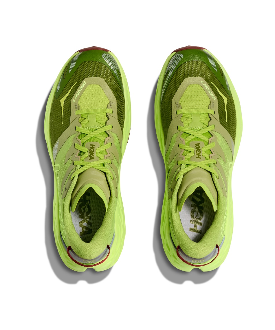 HOKA トレイルランニングシューズ グリーン ホカ (HOKA) トレイルランニングシューズ スピードゴート 7 SPEEDGOAT