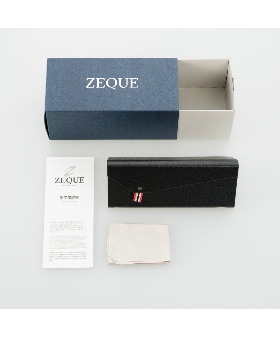 ゼクー(ZEQUE) 偏光サングラス ステルス STELTH SH WH MBL/ SM F-2267