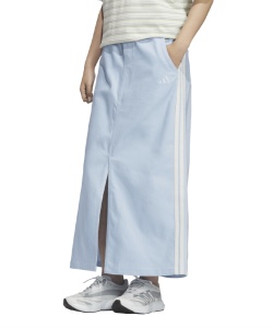�l���|�C���g90pt �y���������z�A�f�B�_�X(adidas) �����O�p���c STADIUM CHROME DENIM LOOSE FIT SKIRT KF8215 DK592 ���f�B�[�X LBL M