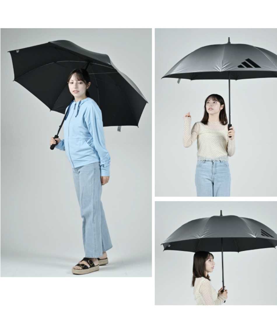 アディダス(adidas) ゴルフ 傘 晴れ雨兼用 UVカット 軽量 シングル アディダス(adidas) ゴルフ 傘 晴れ雨兼用 UVカット 軽量 シングル