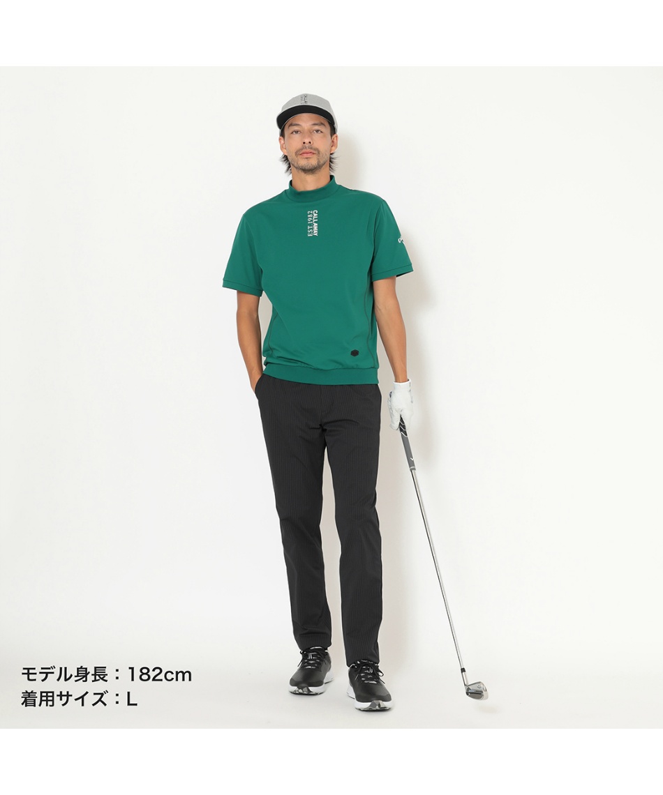 ♭ キャロウェイ(Callaway) ゴルフウェア 半袖シャツ 裏クール半袖