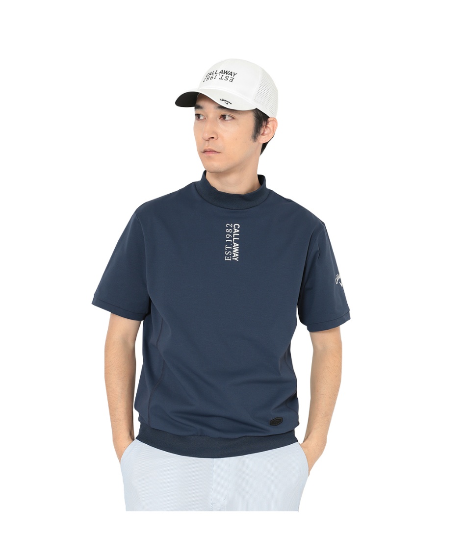 キャロウェイ(Callaway) ゴルフウェア 半袖シャツ 裏クール半袖モック