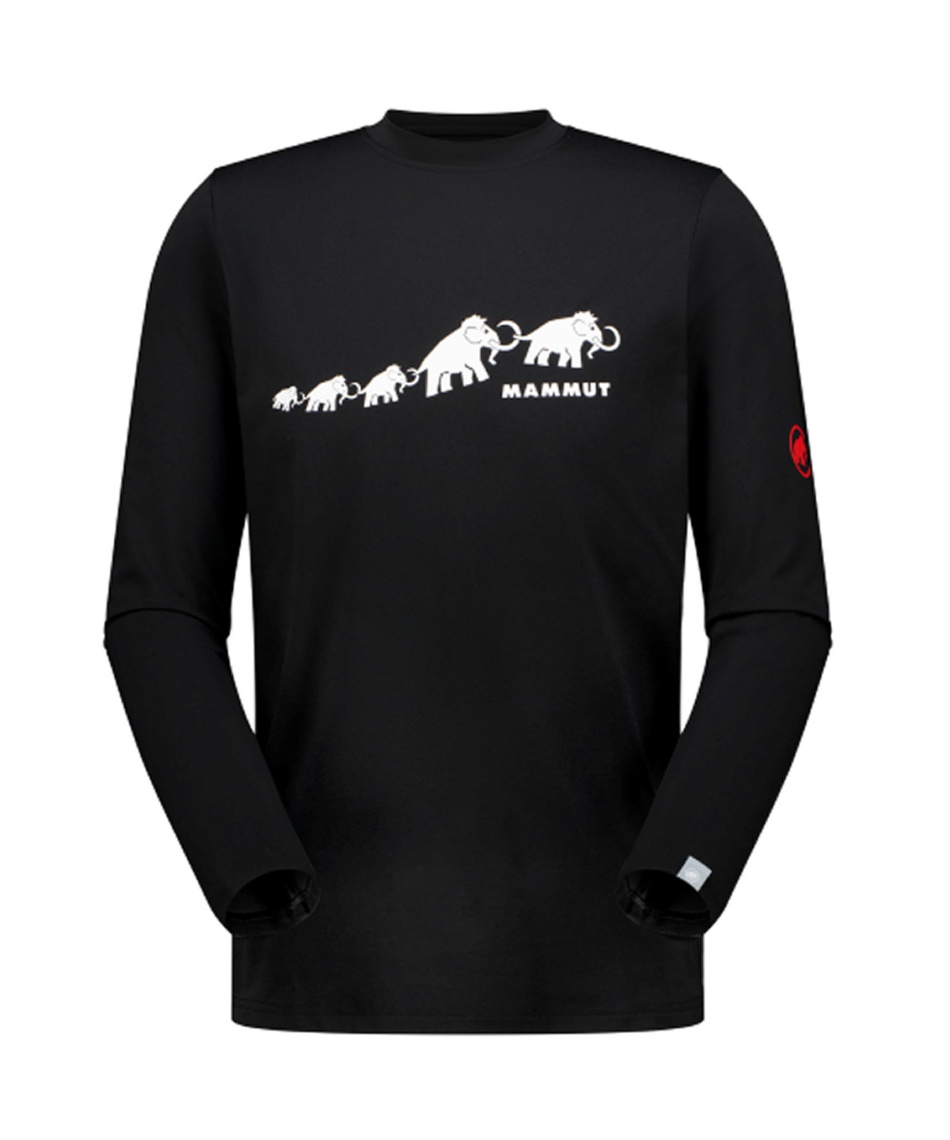 Tシャツ 長袖 QD ロゴ プリント ロングスリーブ Tシャツ アジアン