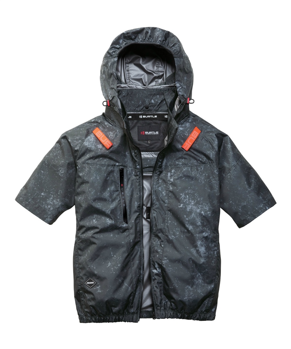 健康用品 (3) 4つ穴 空調服 バートル AC2096HB ストームブラック 3XL