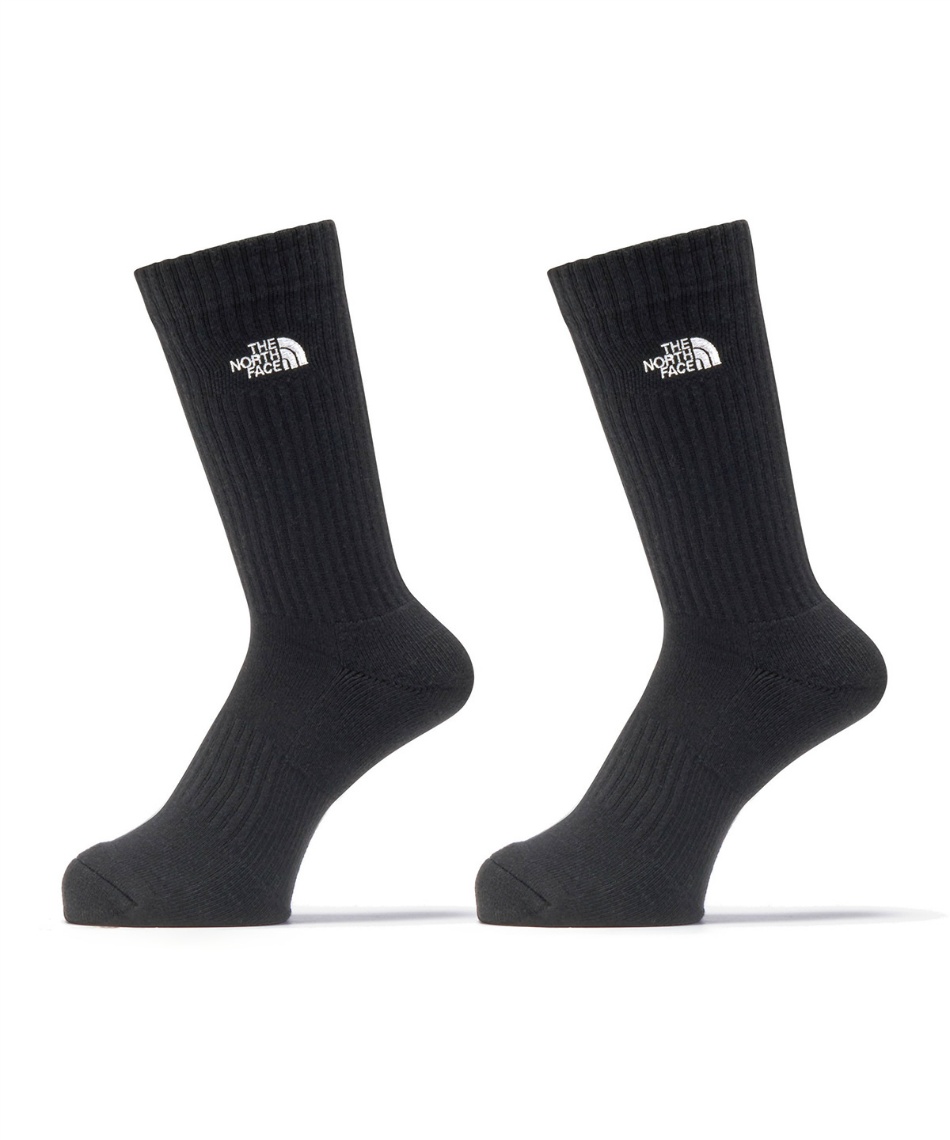 ザ・ノース・フェイス(THE NORTH FACE) ソックス TNF ロゴ 2P クルー