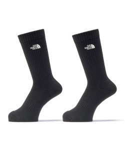 ザ・ノース・フェイス(THE NORTH FACE) ソックス TNF ロゴ 2P クルー
