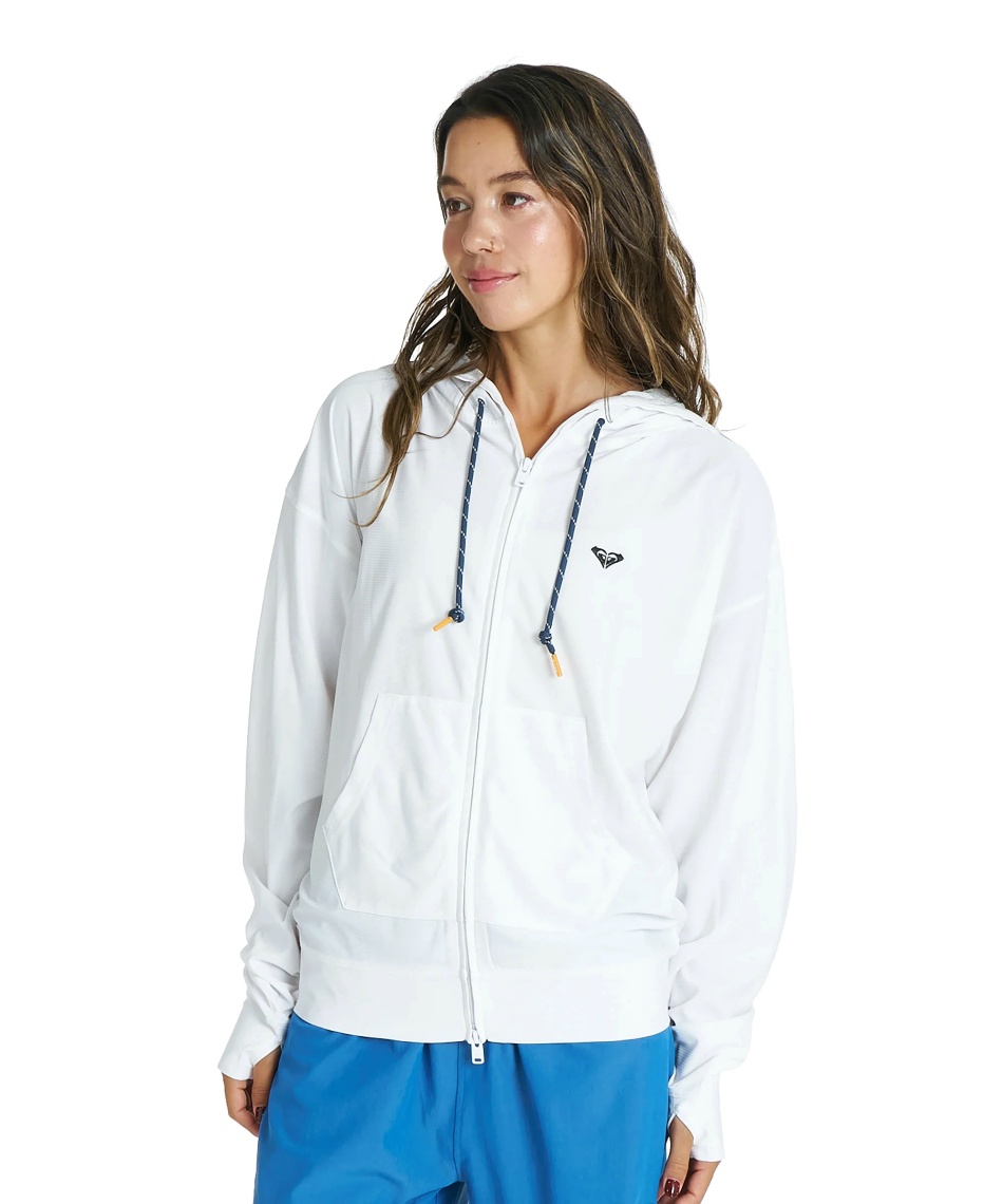ロキシー(ROXY) ラッシュガード 長袖 DRYWELL HOODIE ジップラッシュ