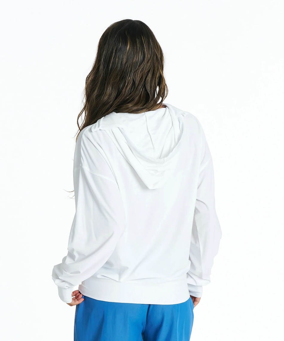 ロキシー(ROXY) ラッシュガード 長袖 DRYWELL HOODIE ジップラッシュ