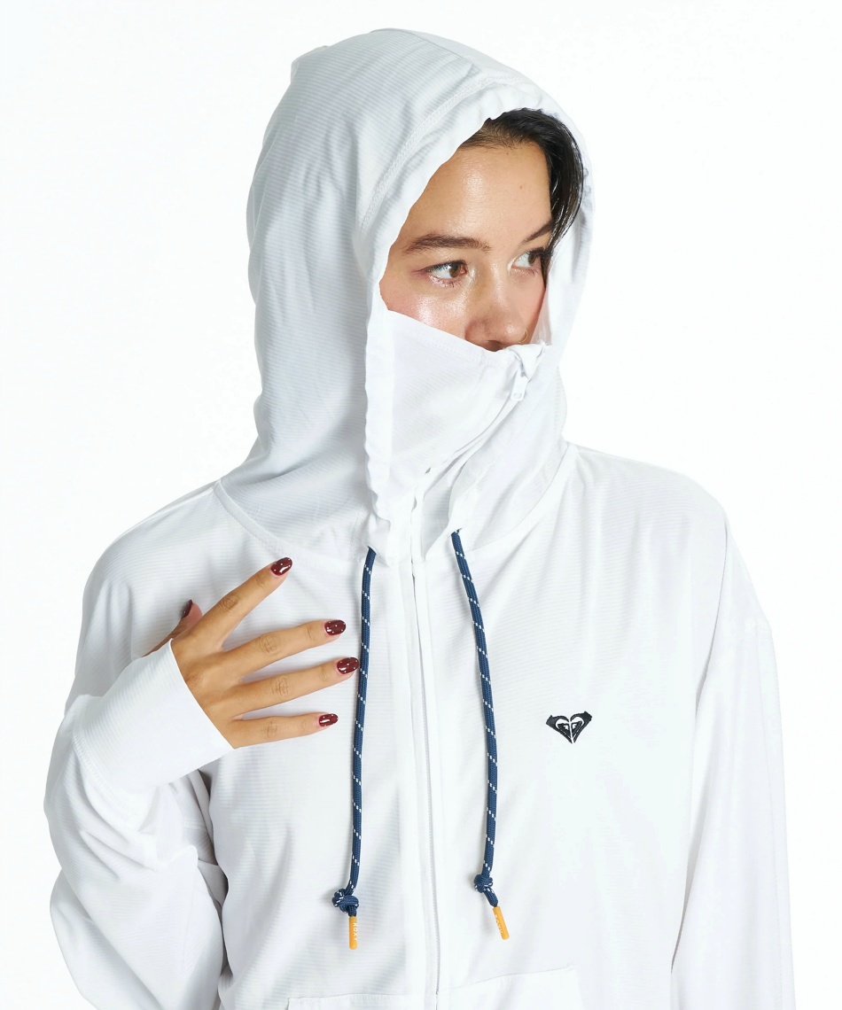 ロキシー(ROXY) ラッシュガード 長袖 DRYWELL HOODIE ジップラッシュ
