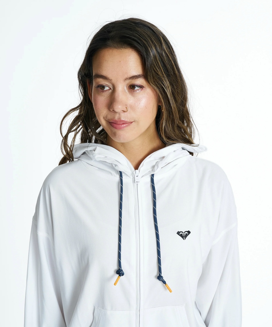 ロキシー(ROXY) ラッシュガード 長袖 DRYWELL HOODIE ジップラッシュ