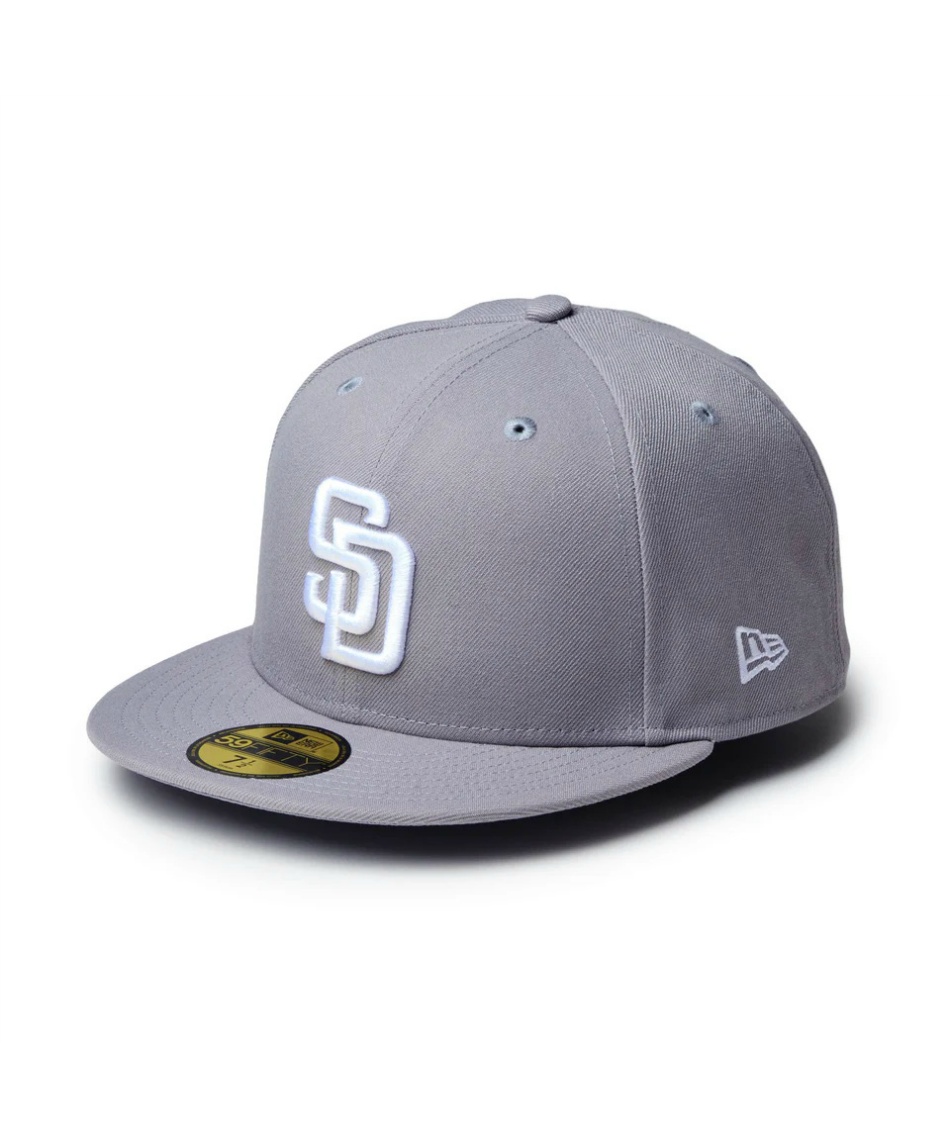 帽子 キャップ 59FIFTY サンディエゴ・パドレス グレー/ホワイト