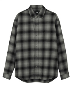 �l���|�C���g134pt 10% OFF�^SALE �y���������z�U�E�m�[�X�E�t�F�C�X(THE NORTH FACE) �����V���c L/S Flannel Ombre Check Shirt NR62630-KC �y�������K�i�z �����Y ���f�B�[�X KC XL