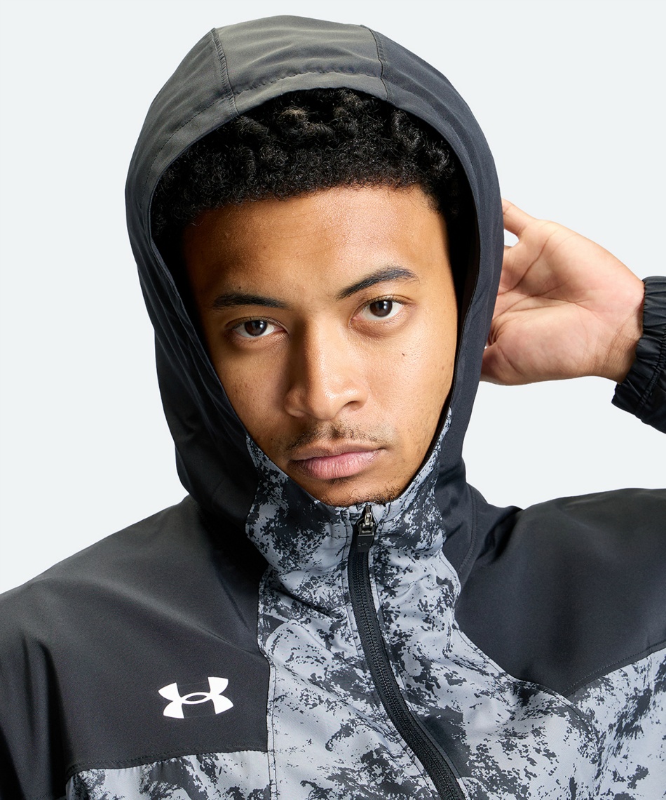 野球 ウインドブレーカージャケット UA YARD TRICOT WOVEN FULL-ZIP