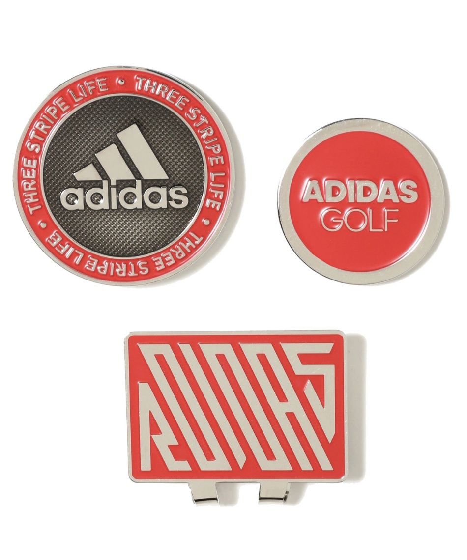 アディダス(adidas) ゴルフ マーカー 2個セット CORE 2WAY
