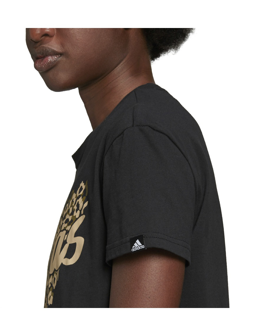 アディダス(adidas) Tシャツ 半袖 レオパード グラフィック Tシャツ