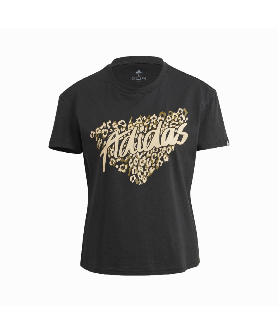 アディダス(adidas) Tシャツ 半袖 レオパード グラフィック Tシャツ