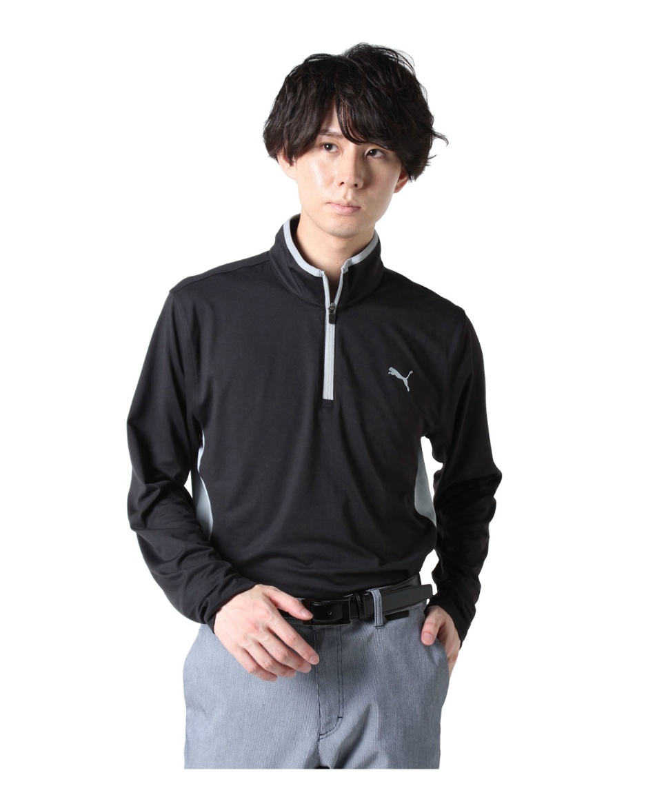 プーマ(PUMA) ゴルフウェア 長袖シャツ ハーフジップ 532357