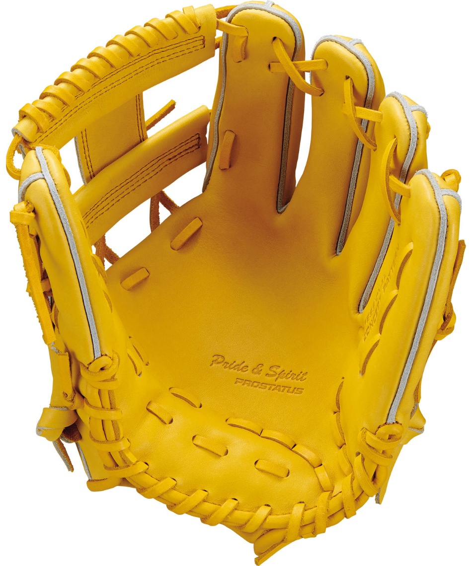 硬式野球グローブ Mr. X 黄色 ゼット（ZETT）（メンズ）硬式 グローブ グラブ 一般 プロステイタスSE