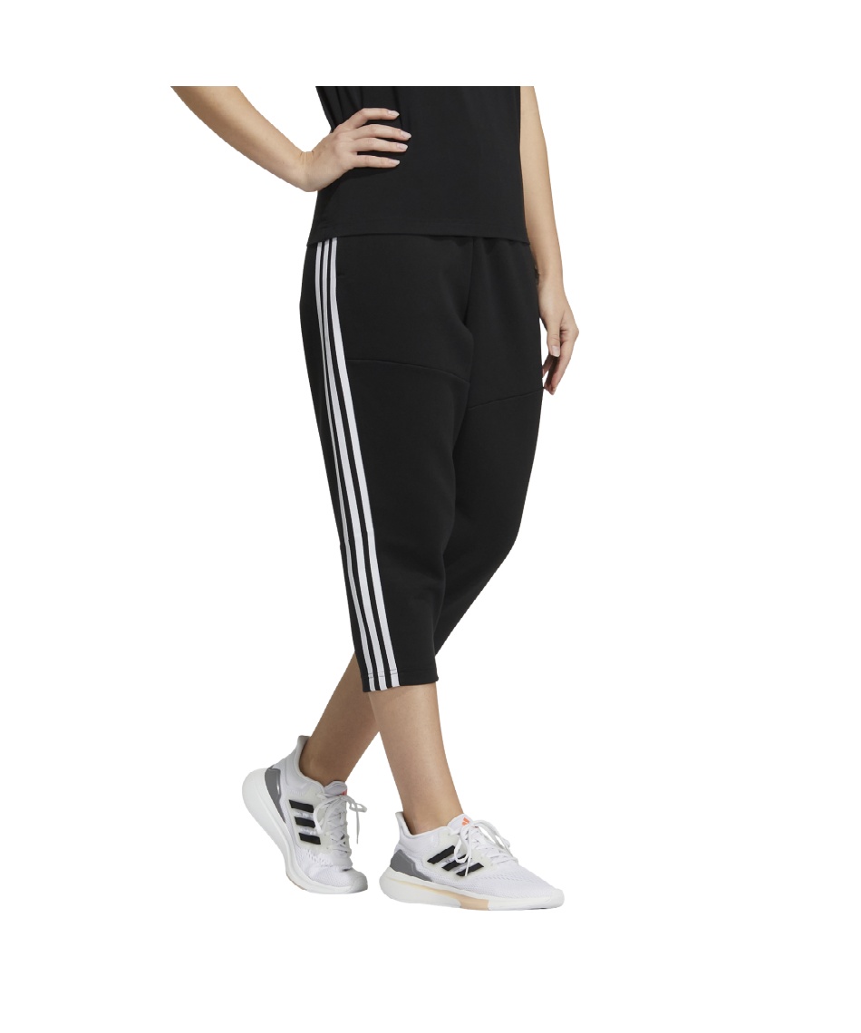 アディダス(adidas) スウェット クロップドパンツ ルーズフィット 7/8丈 ダブルニットパンツ HN7747 TP194