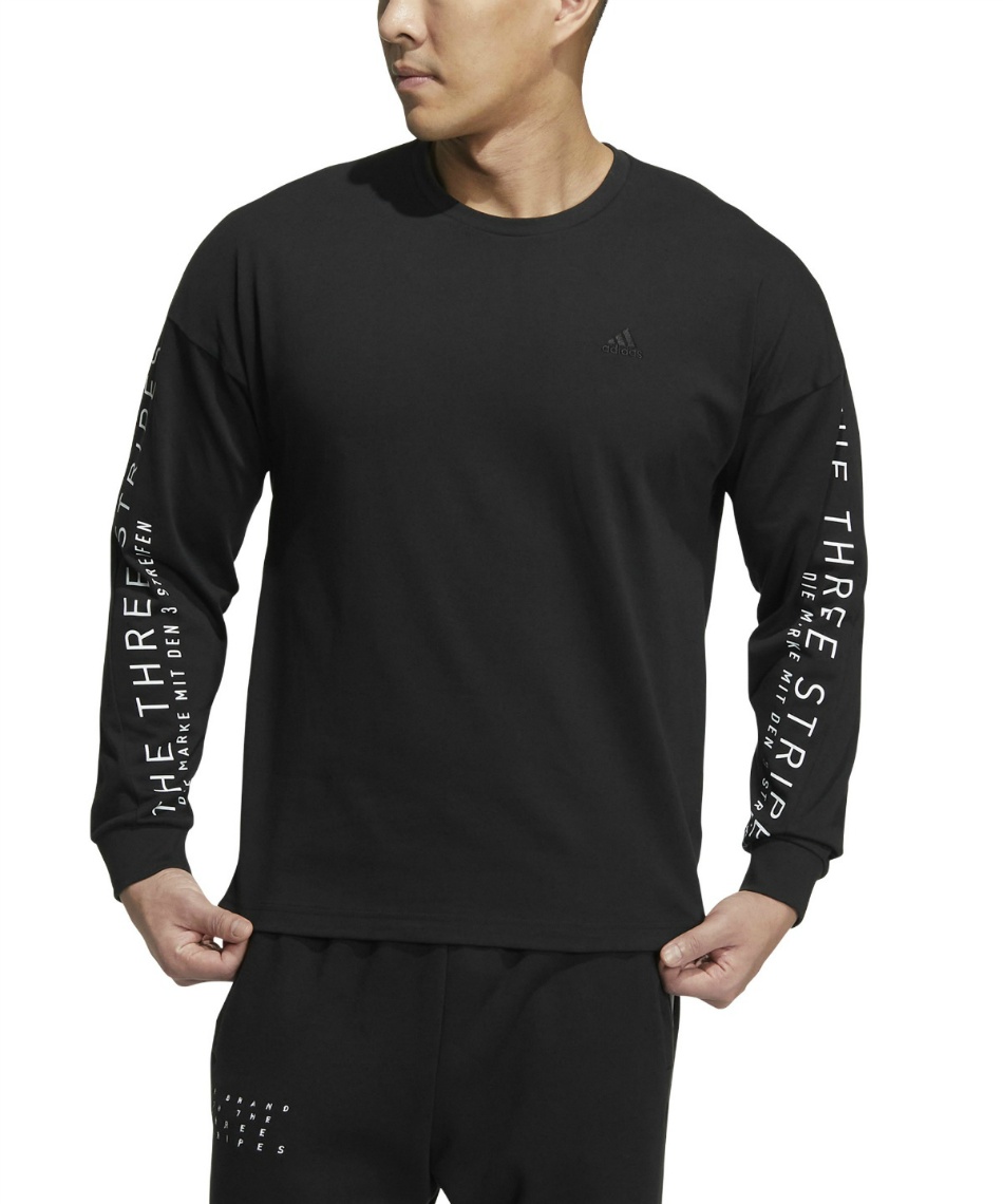 アディダス(adidas) Tシャツ 長袖 ワーディング 長袖Tシャツ
