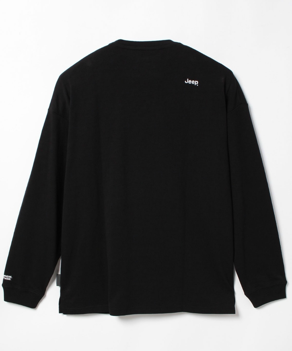 ☆JEEP☆ レイヤードロングスリーブTシャツ 男女兼用 Jeep ジープ Tシャツ 長袖 長そでシャツ 吸汗速乾 UVカット