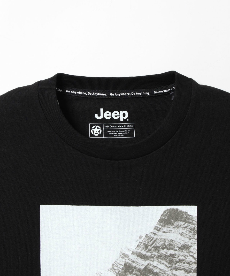 ☆JEEP☆ レイヤードロングスリーブTシャツ 男女兼用 Jeep ジープ Tシャツ 長袖 長そでシャツ 吸汗速乾 UVカット