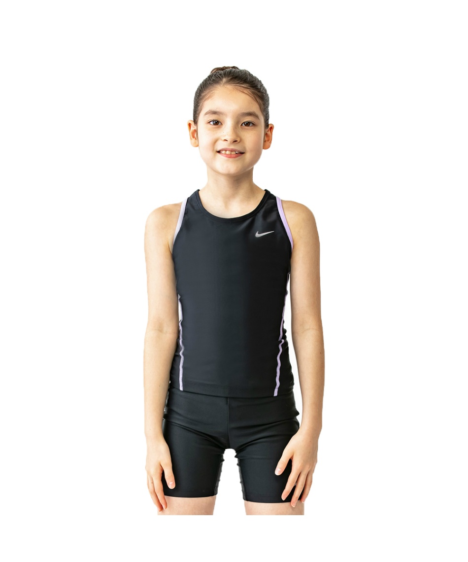 小学生スクール水着 ナイキ スクール水着 セパレーツ ジュニア 女子 女性 セパレート水着 130-170cm UVカット 小学生 中学生 1991063-012 ブラック 黒 学校 | スポーツ用品ならヒマラヤオンラインストア【公式】