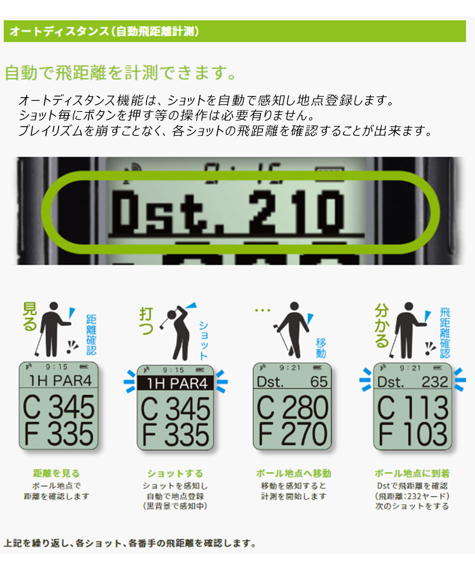 イーグルビジョン(EAGLE VISION) ゴルフ 計測器 WATCH6 EV-236