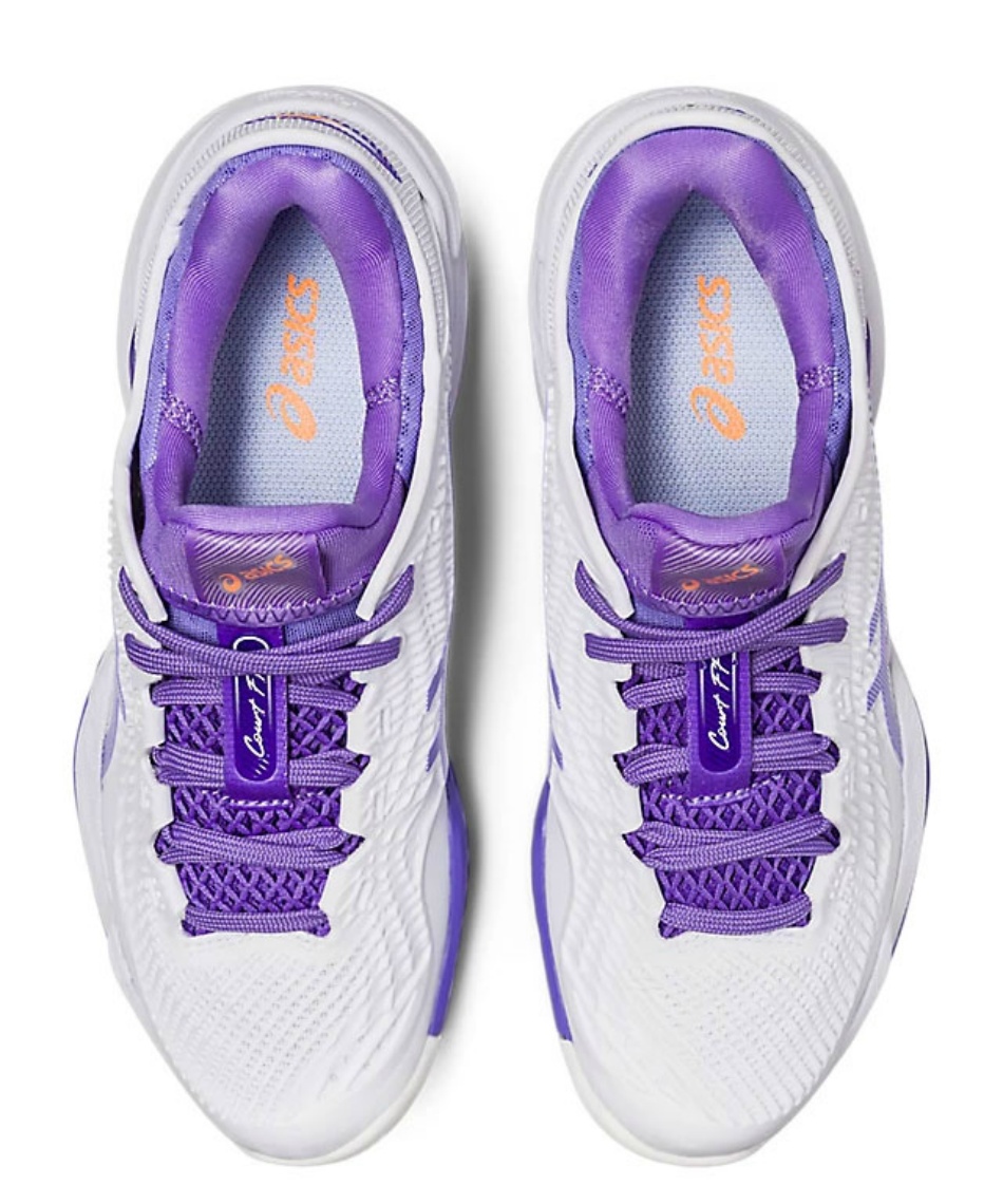 ASICS COURT FF3 テニスシューズ ホワイト/パープル COURT FF 3 Tennis Shoes US - Asics