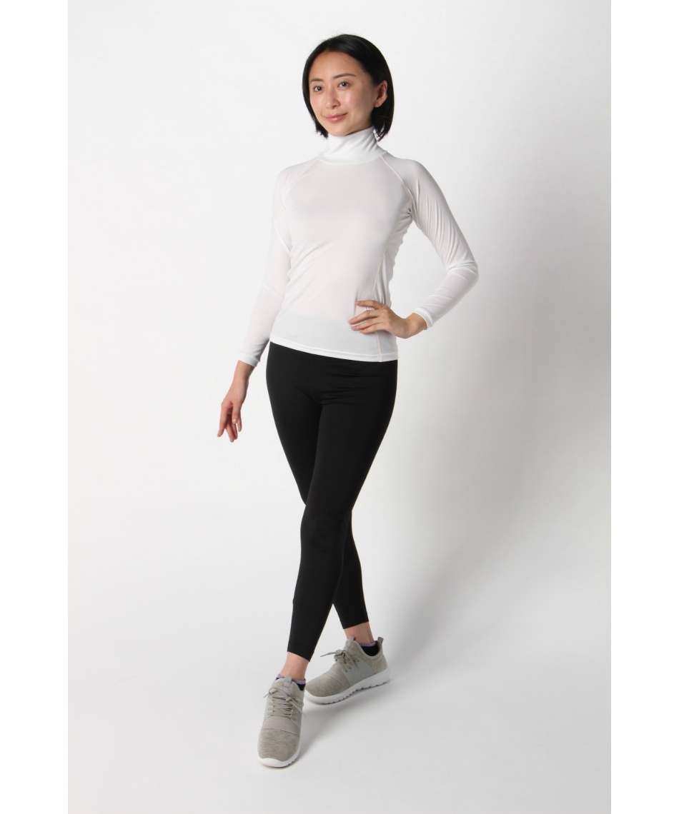 ゴルフ アンダーウェア 長袖 脇メッシュタートルネックアンダー