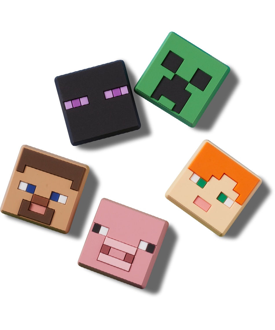 クロックス(crocs) ジビッツ チャーム マインクラフト 5PK