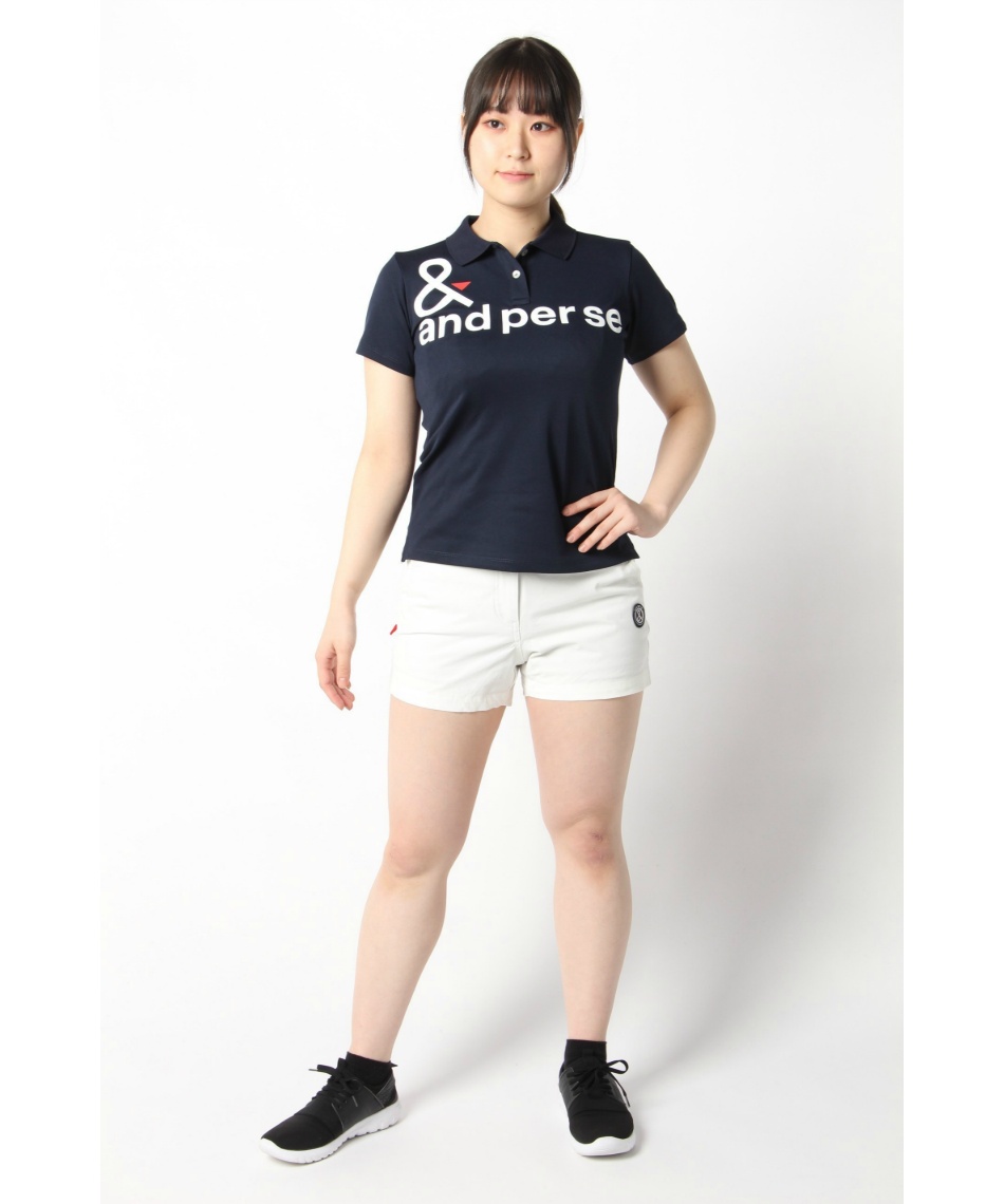 アンパスィand per se ゴルフウェア レディース ゴルフ ショートパンツ and per se アンパスィ レディース ゴルフウェア SWING DRY